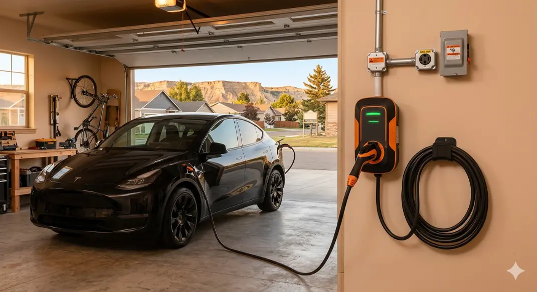 How to install an EV charger in Billings MT