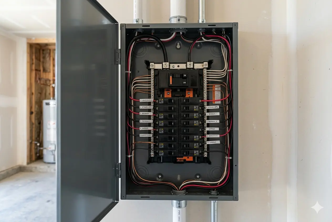 Electrical panel upgrade eliminating fire risk in Billings MT